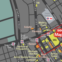 Map 1: UCL in London