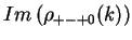 $\displaystyle Im\left(\rho_{+-+0}(k)\right)$