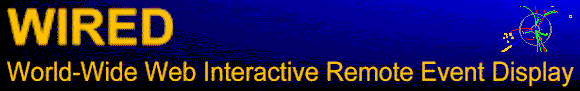 WIRED - World-Wide Web Interactive Remote Event Display
