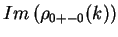 $\displaystyle Im\left(\rho_{0+-0}(k)\right)$