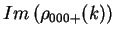 $\displaystyle Im\left(\rho_{000+}(k)\right)$