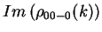 $\displaystyle Im\left(\rho_{00-0}(k)\right)$