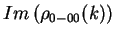 $\displaystyle Im\left(\rho_{0-00}(k)\right)$