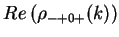 $\displaystyle Re\left(\rho_{-+0+}(k)\right)$