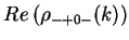 $\displaystyle Re\left(\rho_{-+0-}(k)\right)$