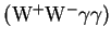 $ ({\rm W}^{+}{\rm W}^{-}\gamma\gamma)$