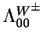 $\displaystyle \Lambda^{W^{\pm}}_{00}$