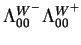 $\displaystyle \Lambda^{W^{-}}_{00}\Lambda^{W^{+}}_{00}$