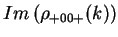 $\displaystyle Im\left(\rho_{+00+}(k)\right)$