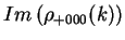 $\displaystyle Im\left(\rho_{+000}(k)\right)$