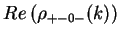 $\displaystyle Re\left(\rho_{+-0-}(k)\right)$