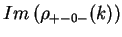 $\displaystyle Im\left(\rho_{+-0-}(k)\right)$