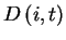 $D\left (i,t\right )$