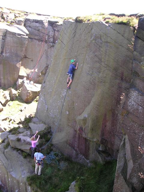 JC leading Millwheel Wall (E1 5b)