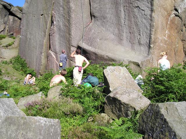 Hard work? (L-R: JC, Tom, Richard, John, Someone again, A knee, Aussie Kate)