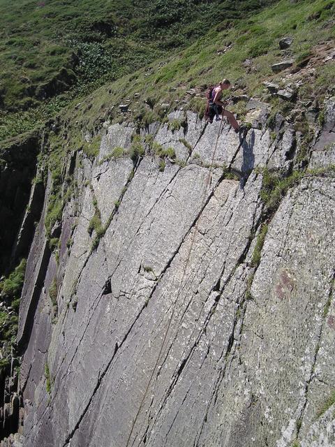 and abseiling in (Cathy)