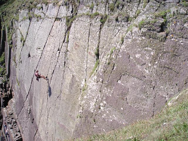 and abseiling in (Cathy)