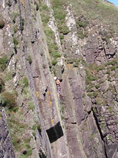 Ian half-way up