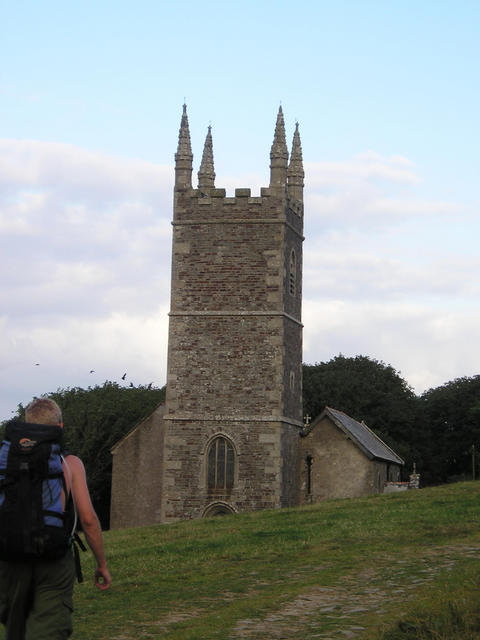 A church.