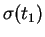 $\sigma (t_1)$