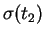 $\sigma (t_2)$