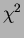 $\chi^2$